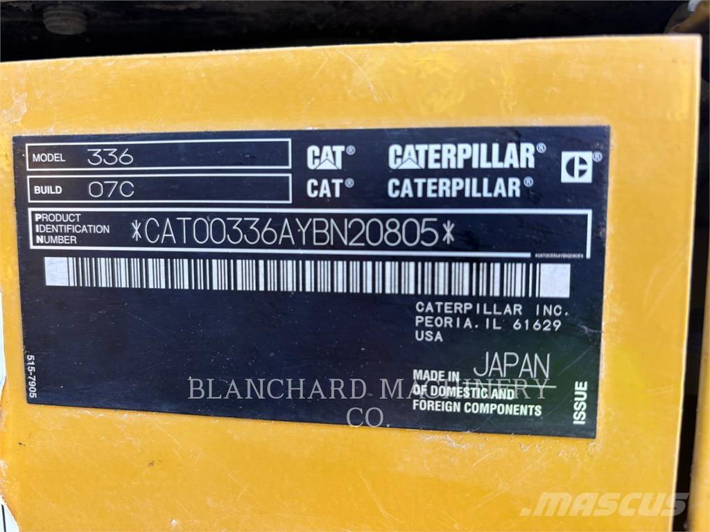 CAT 336 Bageri gusjeničari