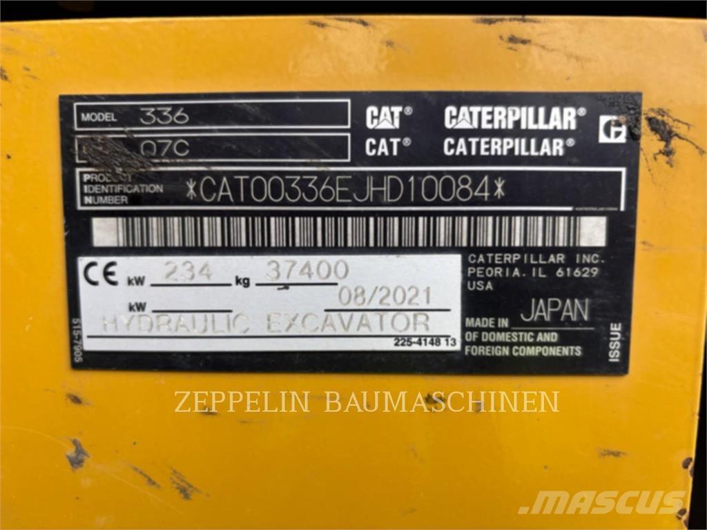 CAT 336-07C Bageri gusjeničari