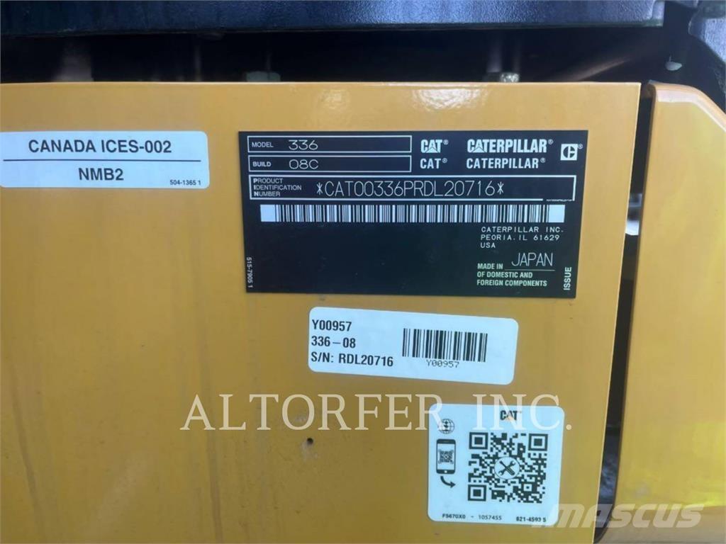 CAT 336-08 Bageri gusjeničari