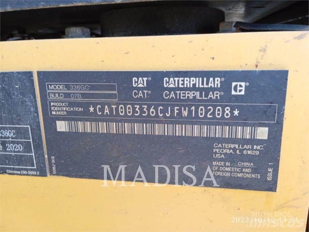 CAT 336 GC Bageri gusjeničari