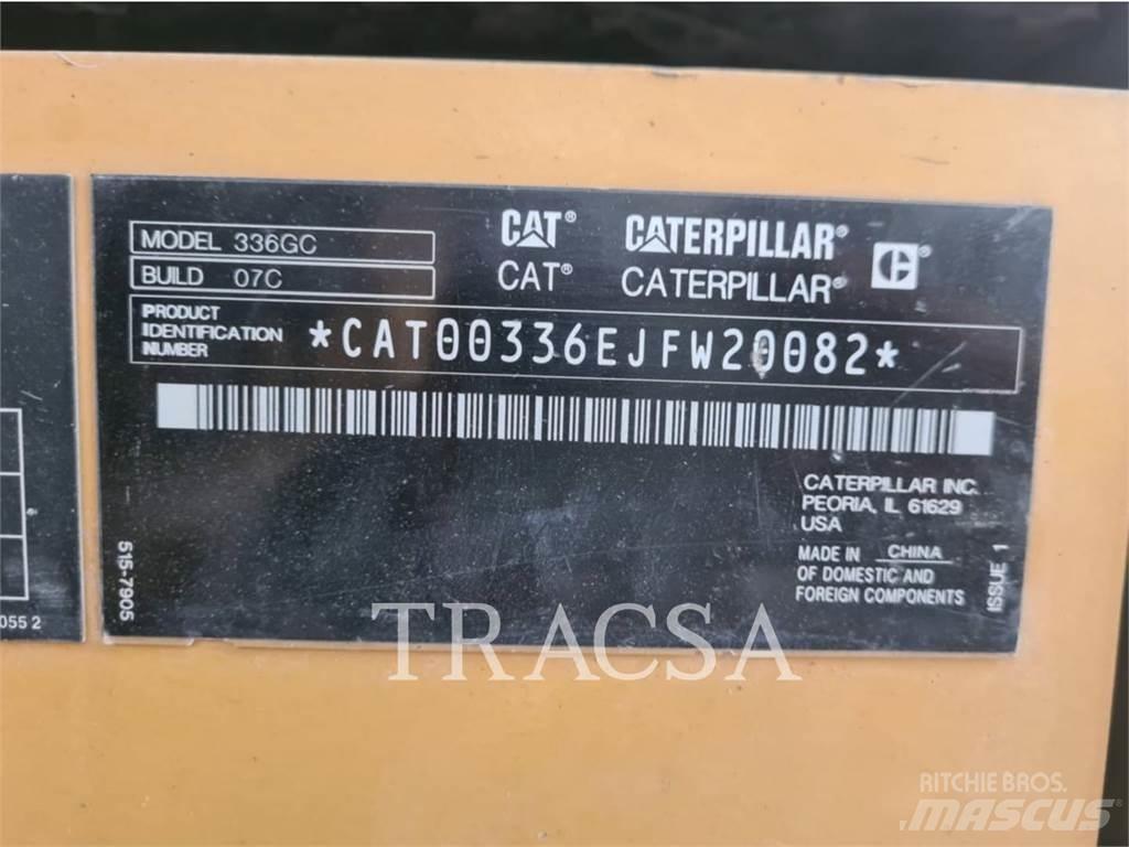 CAT 336 GC Bageri gusjeničari