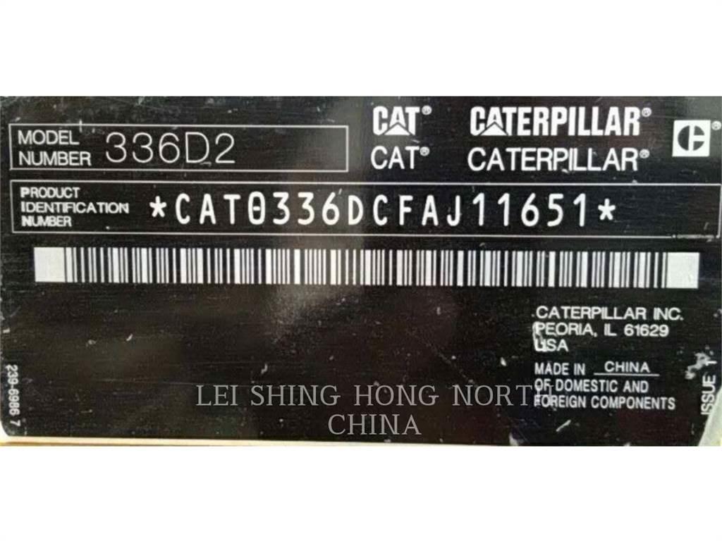 CAT 336D2 Bageri gusjeničari