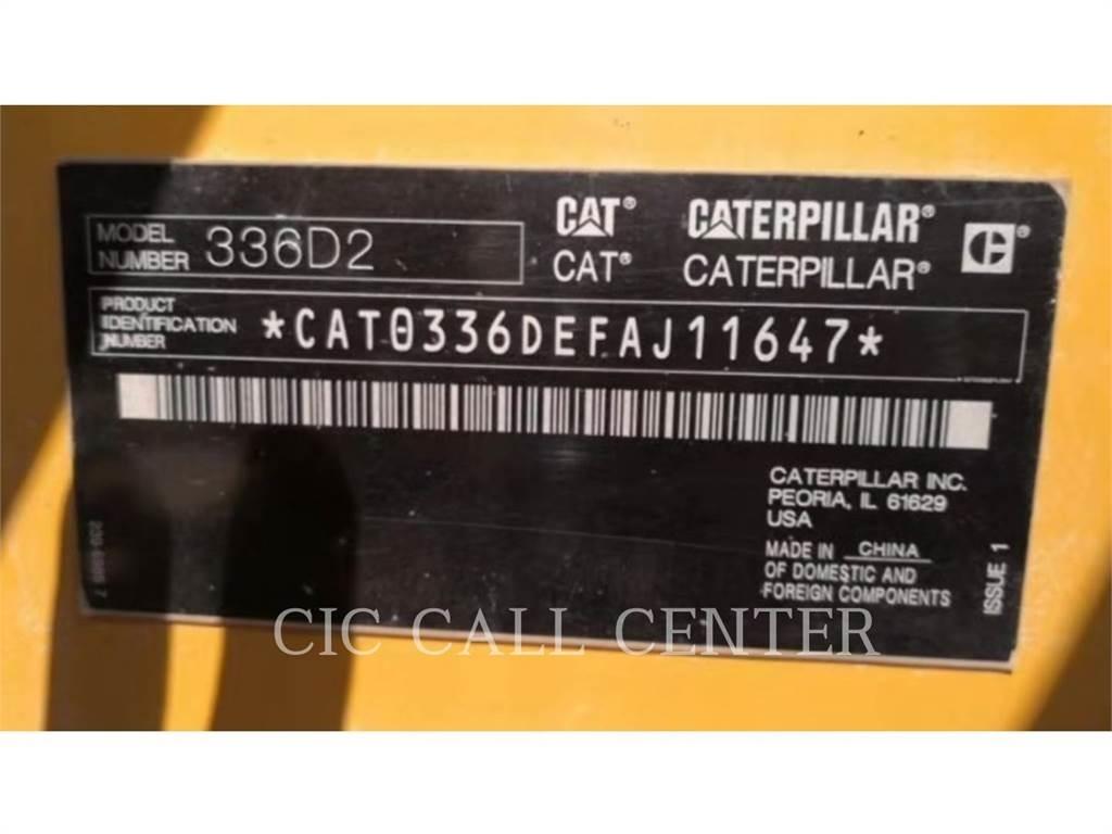CAT 336D2 Bageri gusjeničari