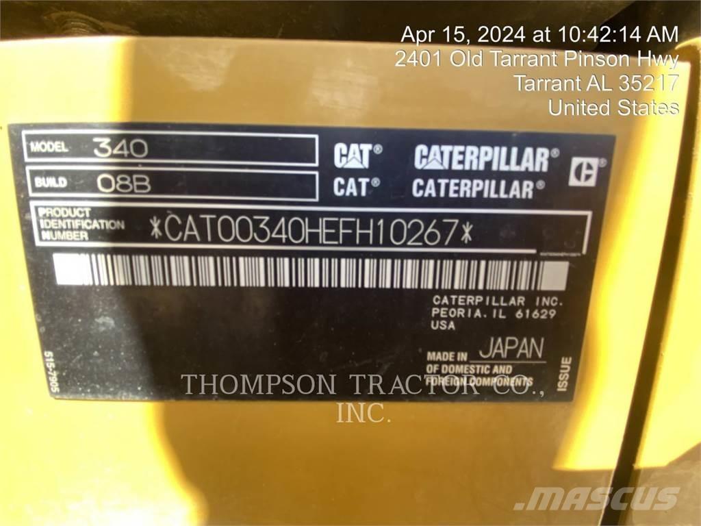 CAT 340 Bageri gusjeničari