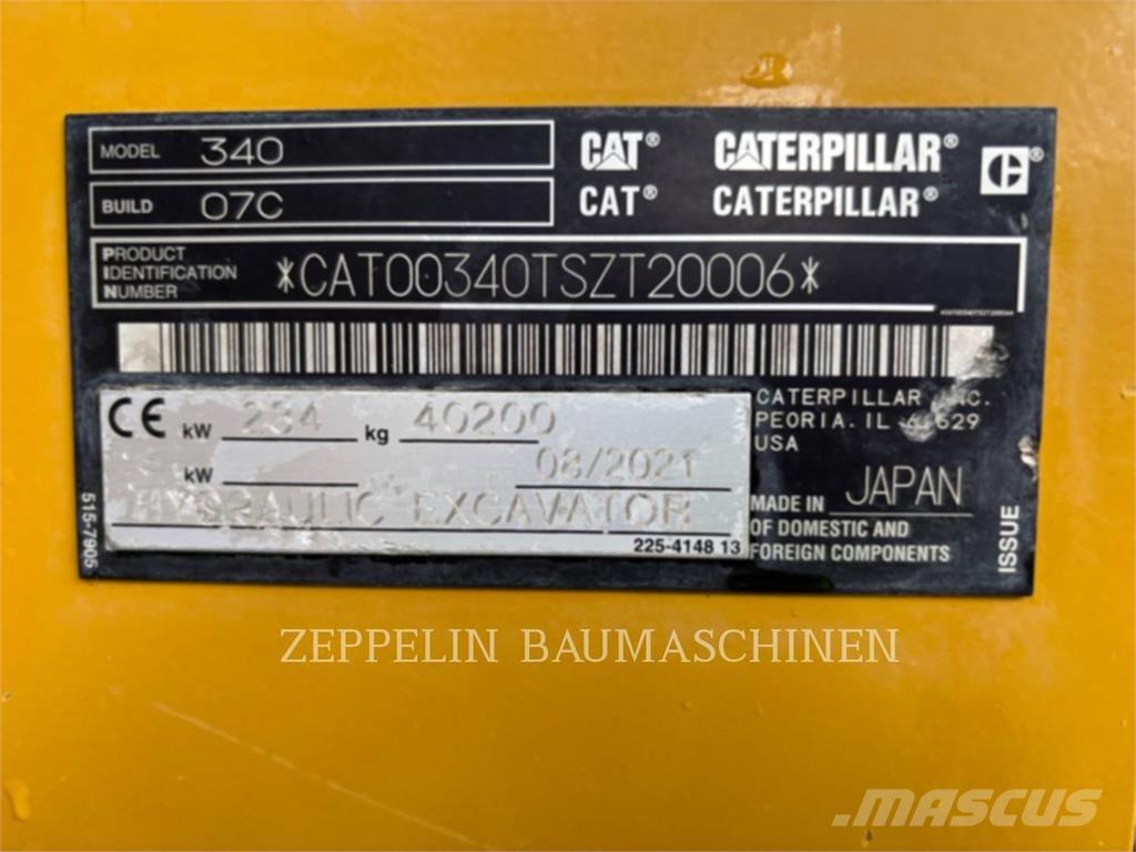 CAT 340-07A Bageri gusjeničari