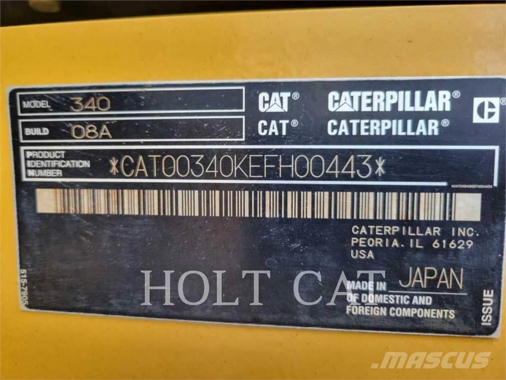 CAT 340 12 TC Bageri gusjeničari