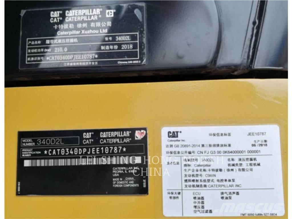 CAT 340D2L Bageri gusjeničari