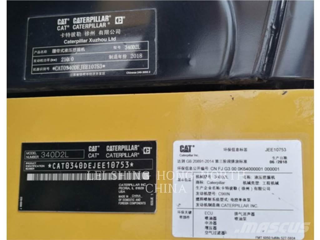 CAT 340D2L Bageri gusjeničari