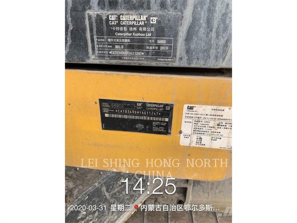 CAT 349D2 Bageri gusjeničari