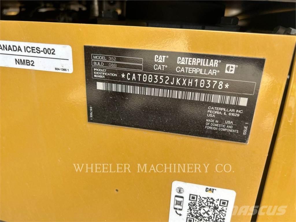 CAT 352 CF Bageri gusjeničari