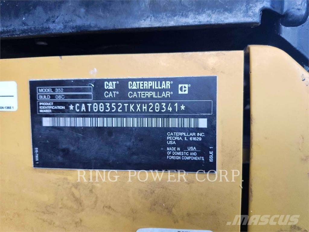 CAT 352EW Bageri gusjeničari