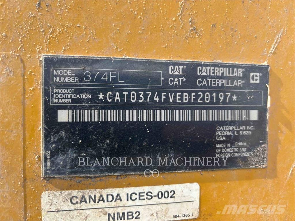 CAT 374FL Bageri gusjeničari