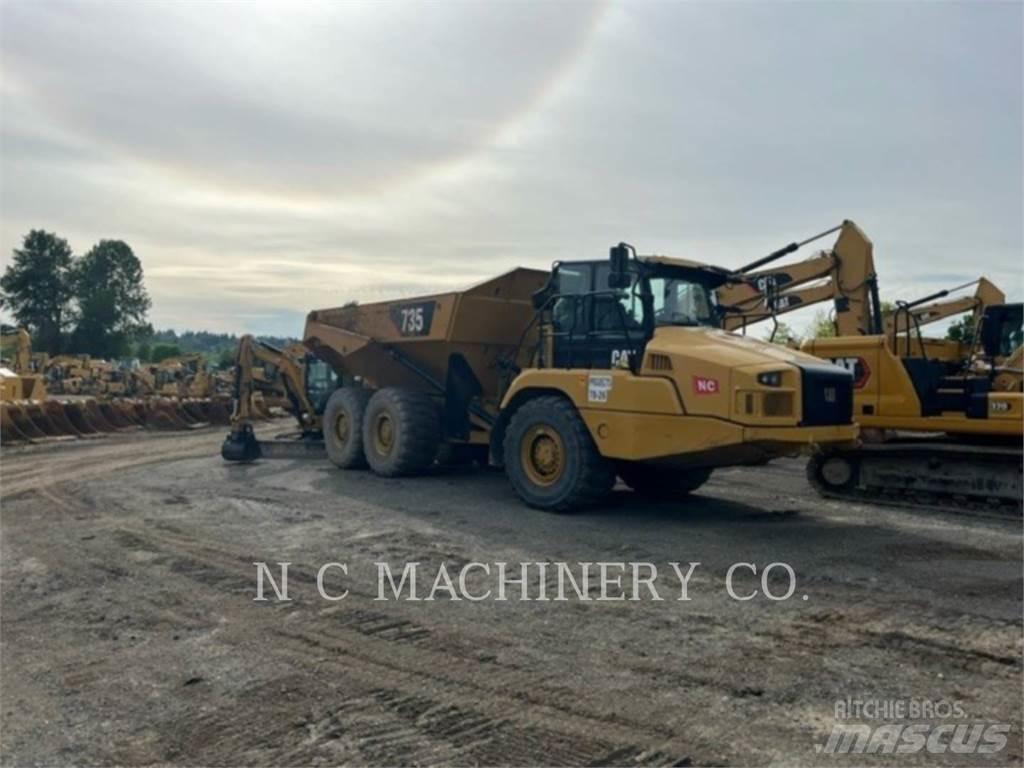 CAT 735 Kiper kamioni