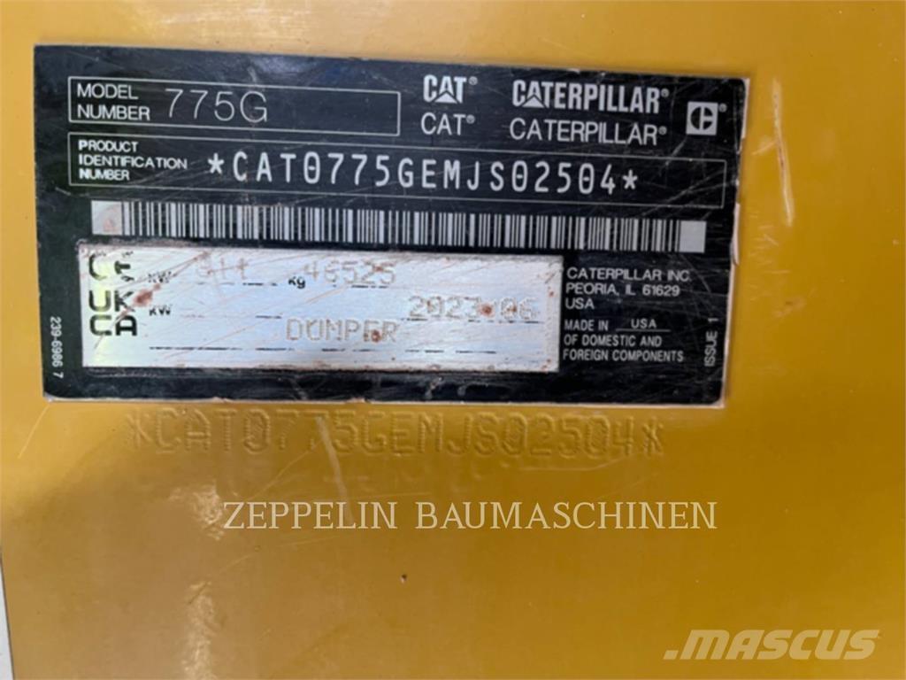 CAT 775G Zglobni demperi