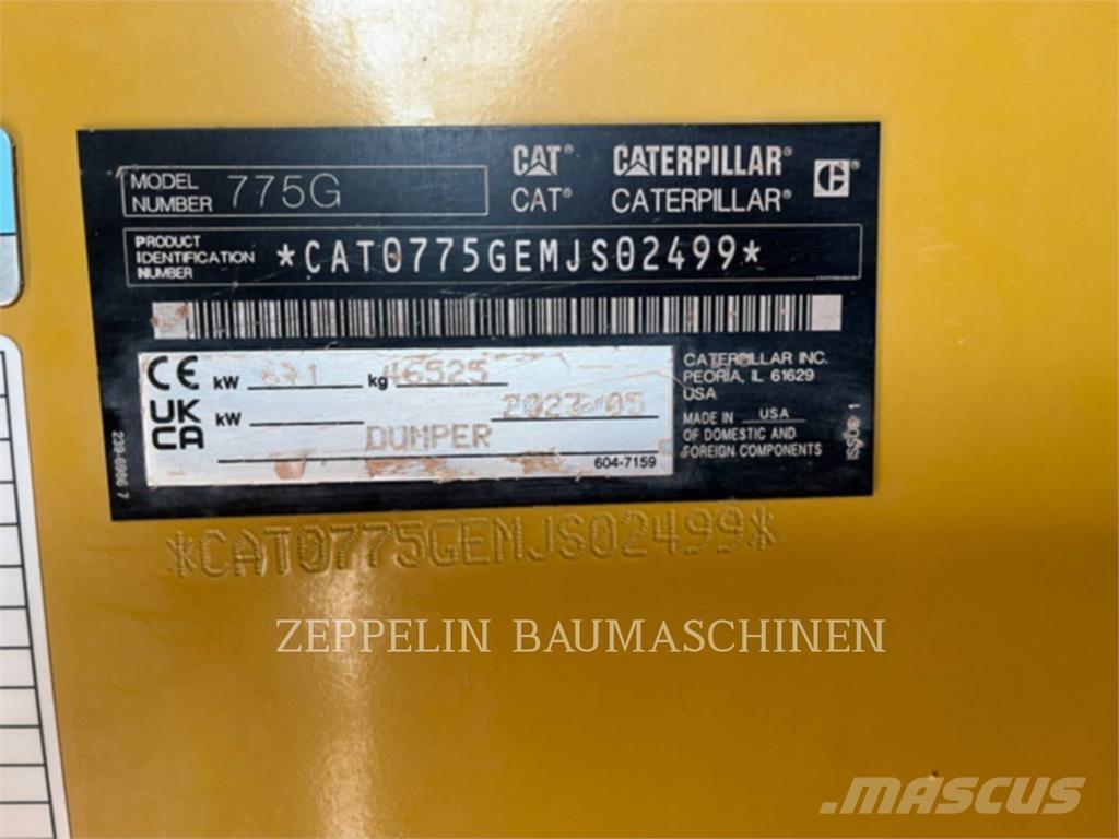 CAT 775G Zglobni demperi