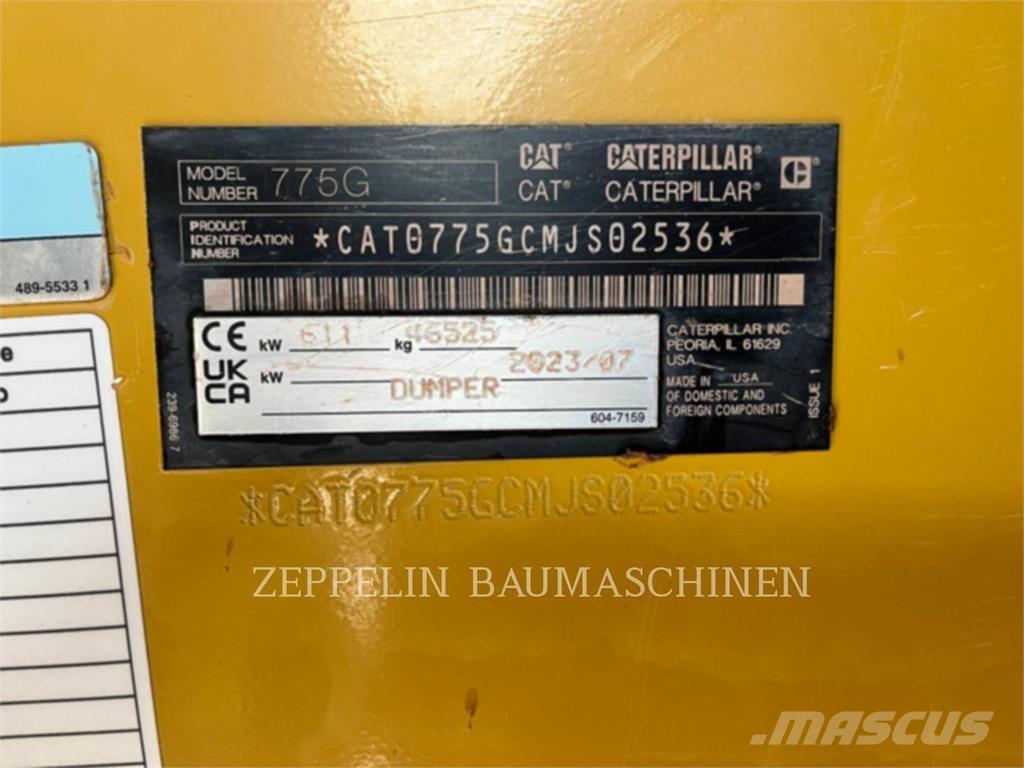 CAT 775G Zglobni demperi