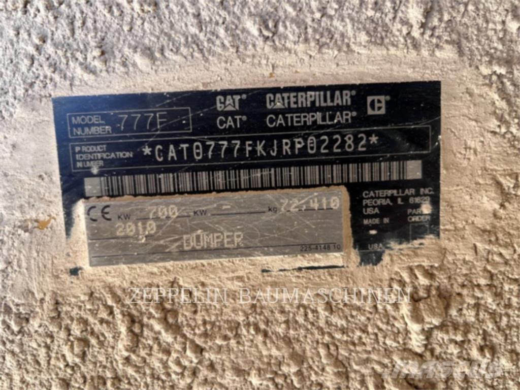 CAT 777F Zglobni demperi