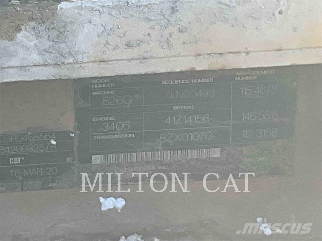 CAT 826G Kompaktori zemlje