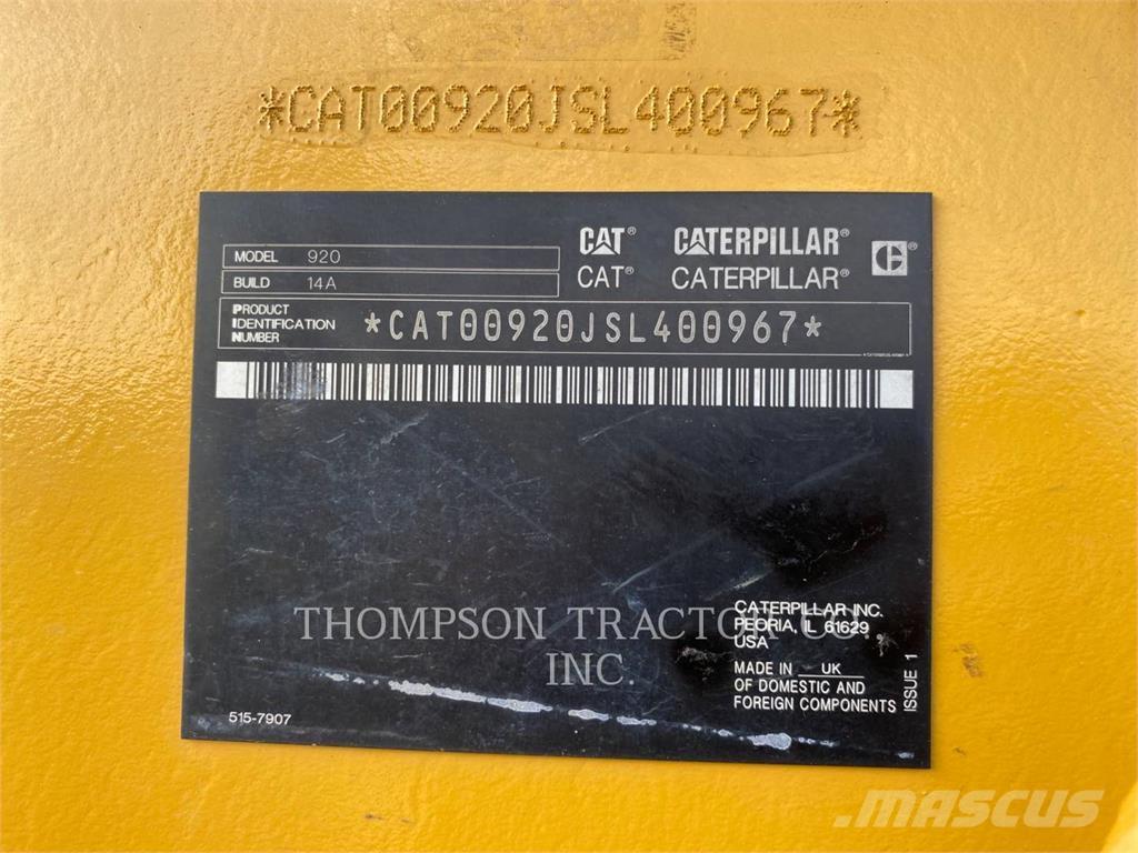 CAT 920 Utovarivači na kotačima