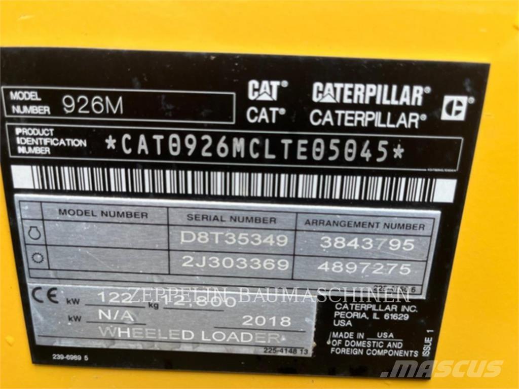CAT 926M Utovarivači na kotačima