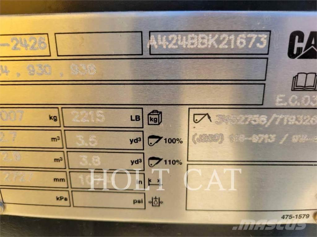 CAT 938 QC Utovarivači na kotačima