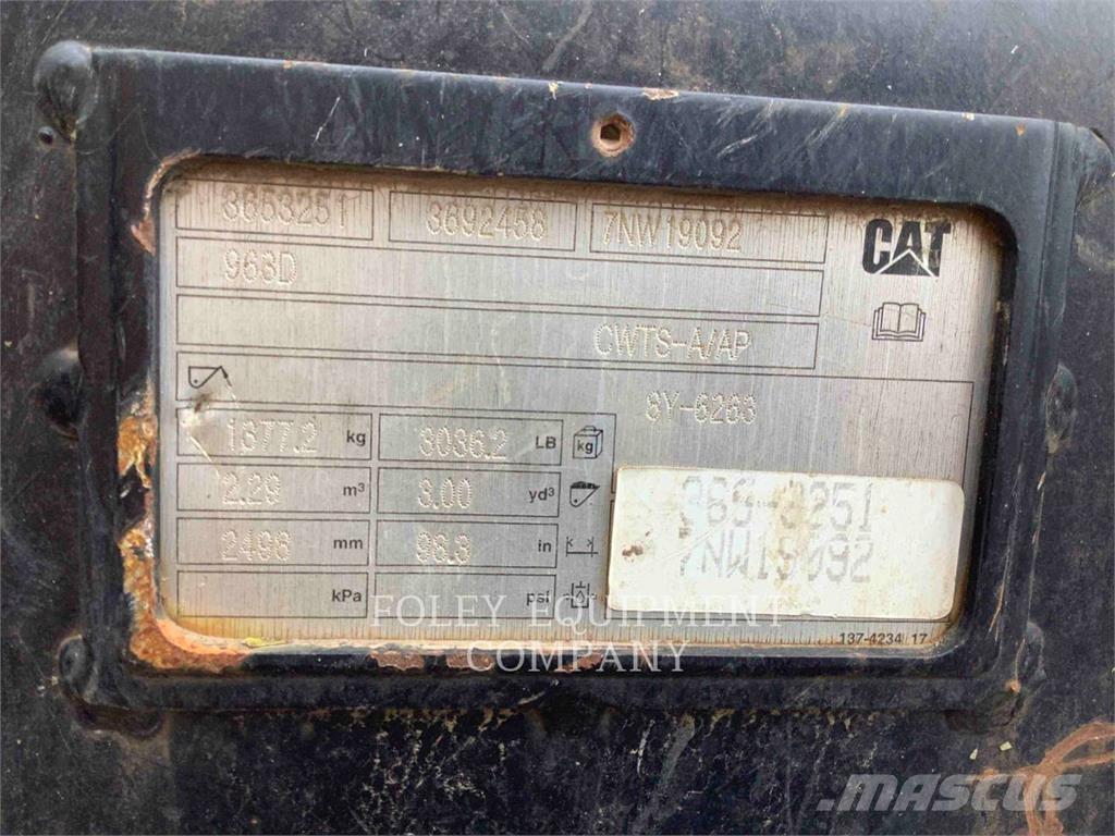 CAT 963K Utovarivači gusjeničari