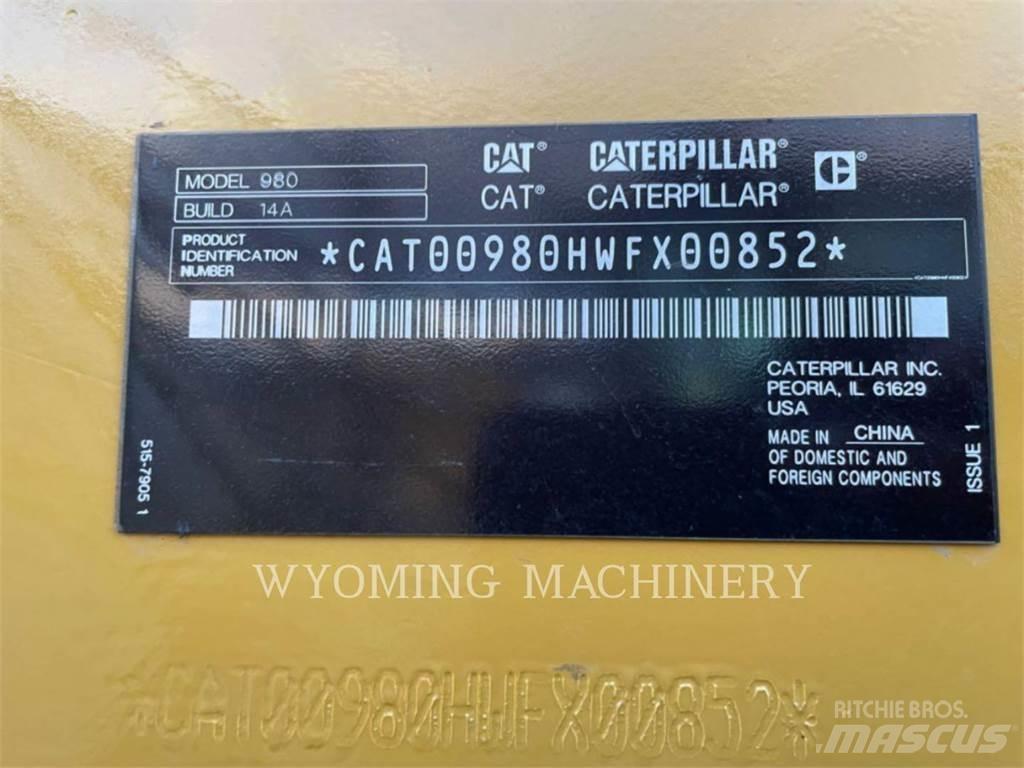CAT 980 Utovarivači na kotačima