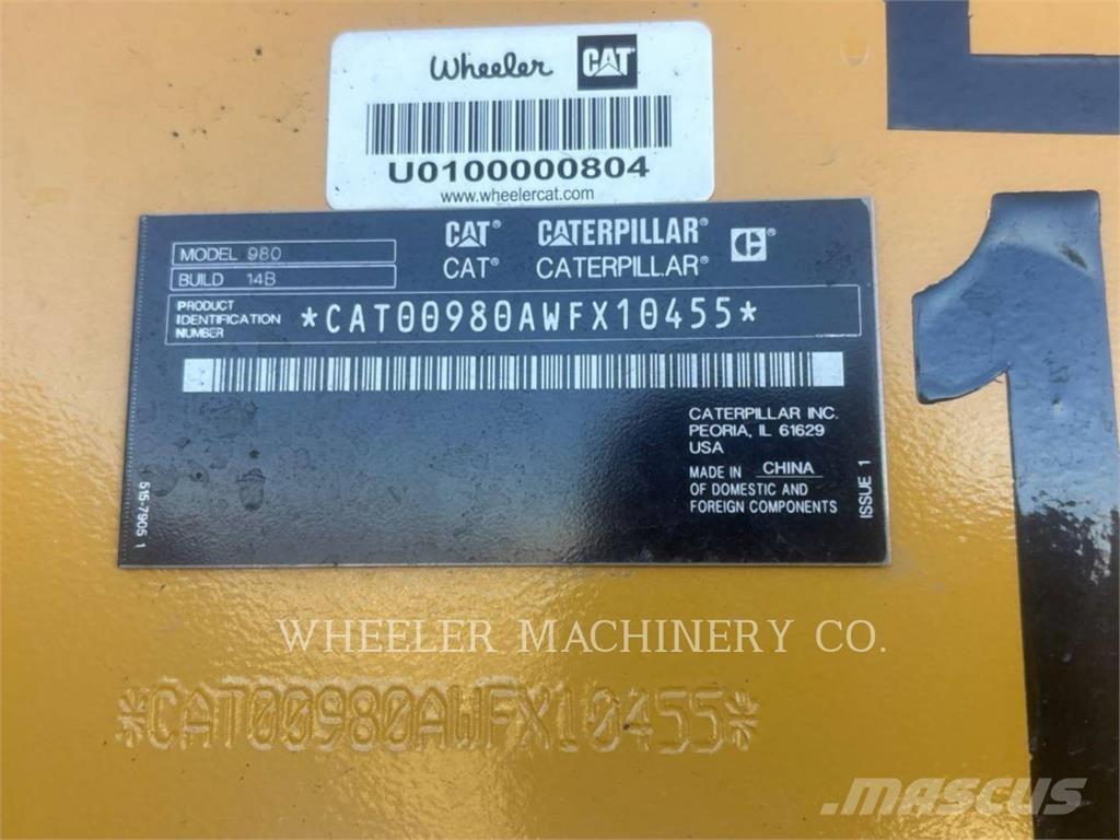 CAT 980 Utovarivači na kotačima