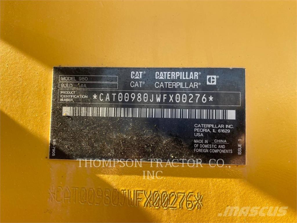 CAT 980 Utovarivači na kotačima