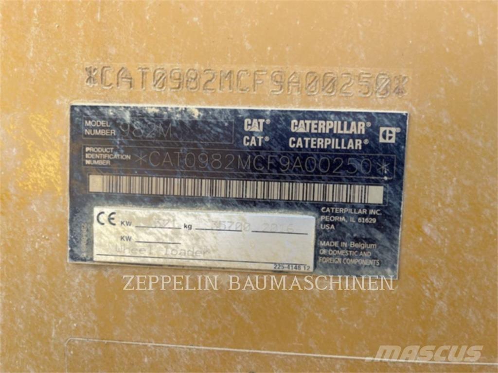 CAT 982M Utovarivači na kotačima