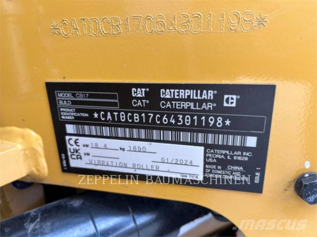 CAT CB1.7 Kompaktori zemlje