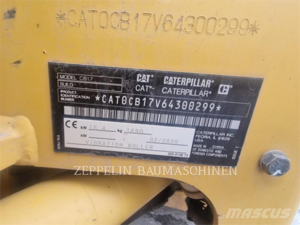 CAT CB1.7 Kompaktori zemlje