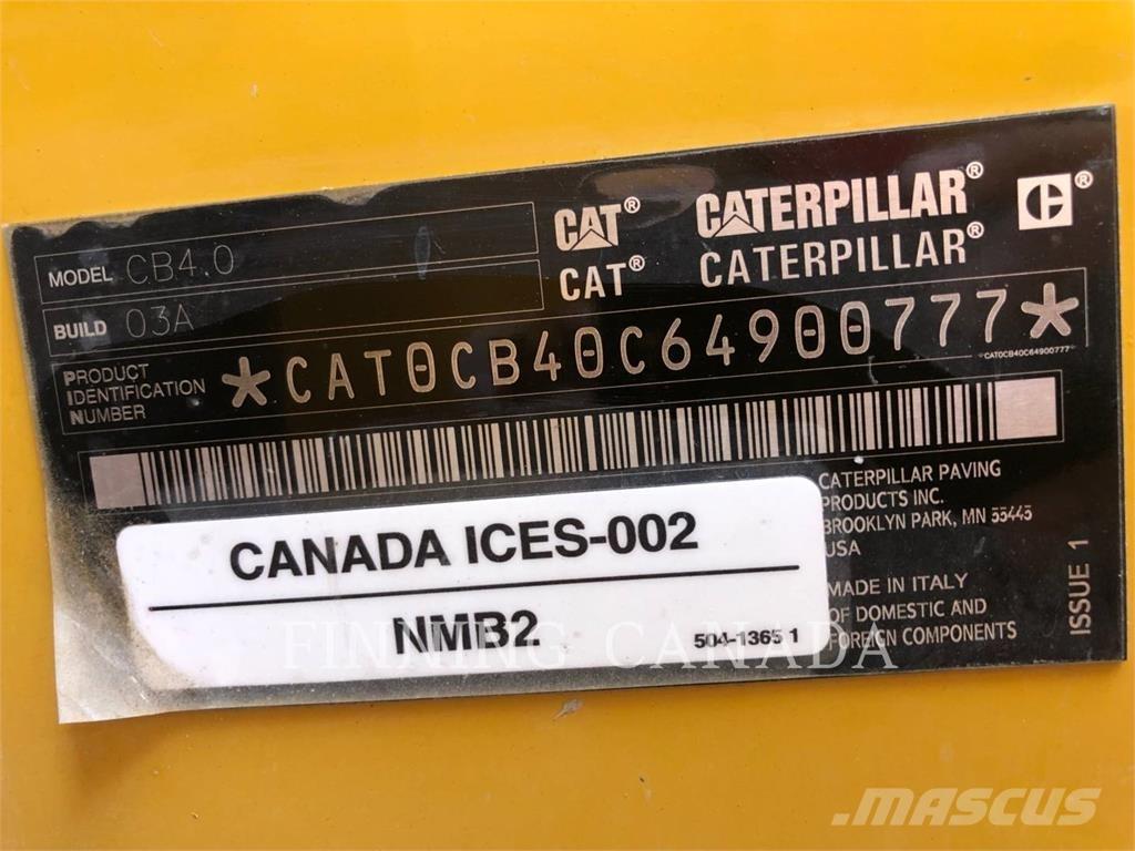 CAT CB4.0-03 Kompaktori zemlje