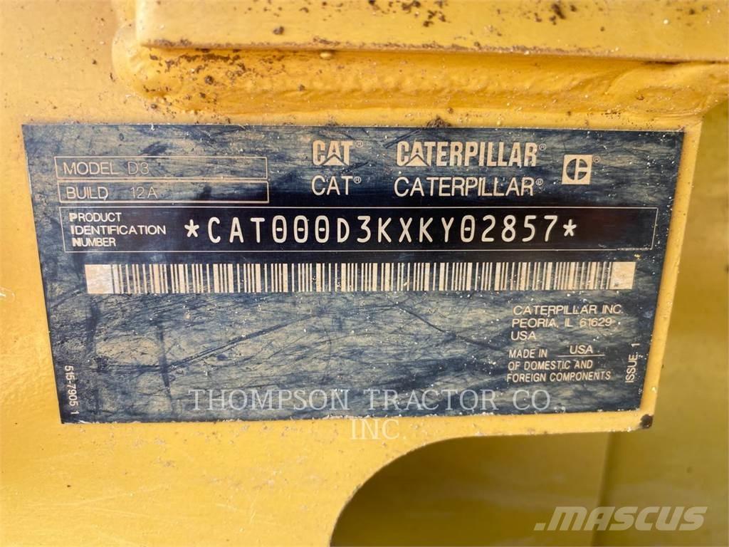 CAT D3LGP Buldožeri gusjeničari