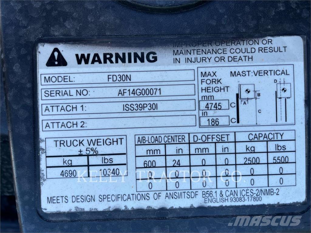 CAT FD30N Viličari - ostalo