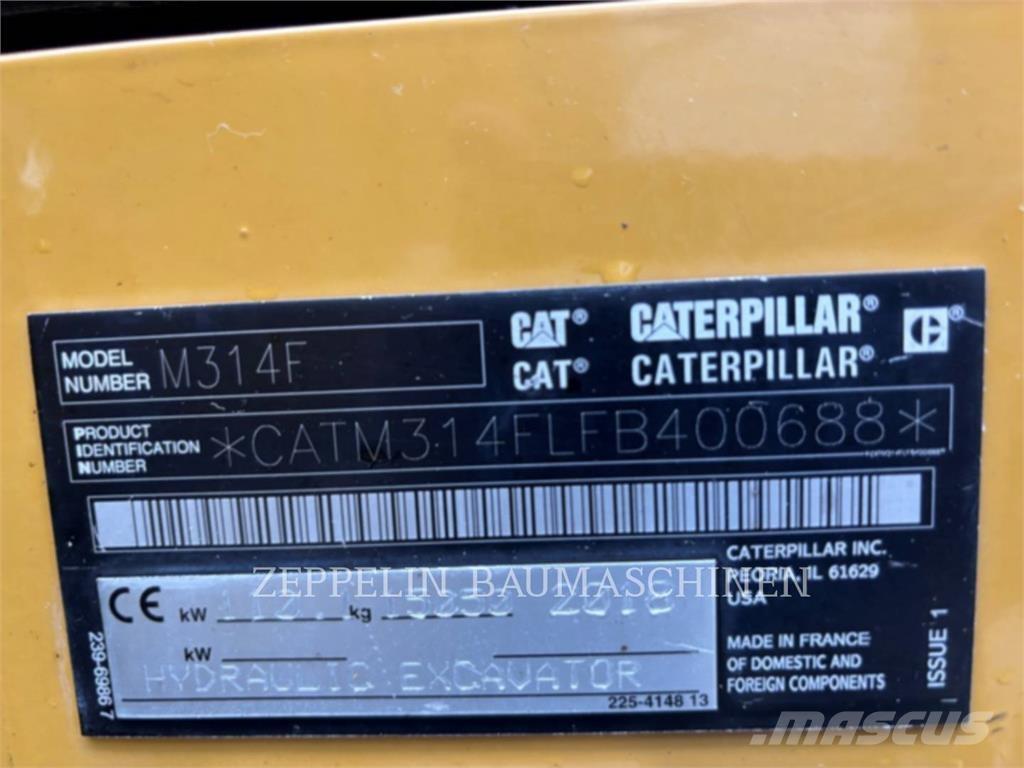 CAT M314F Bageri na kotačima