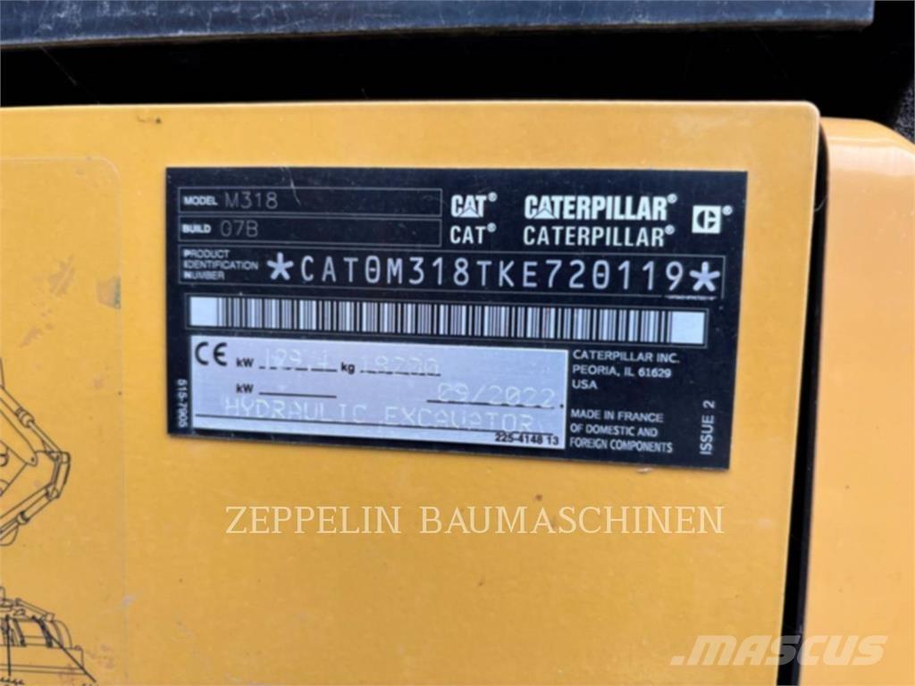 CAT M318-07A Bageri na kotačima