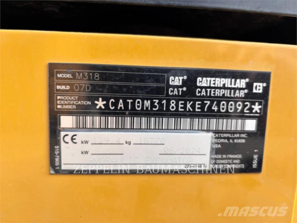 CAT M318-07A Bageri na kotačima