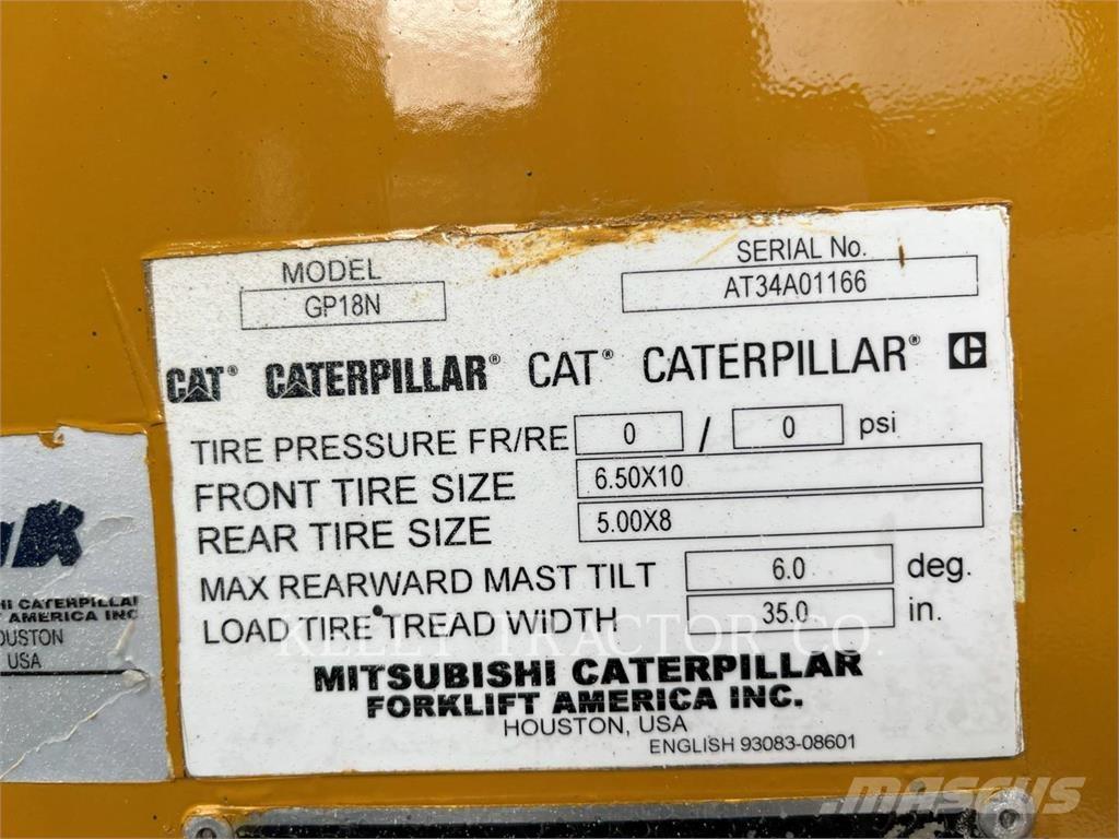 CAT MCFGP18N5 Plinski viličari