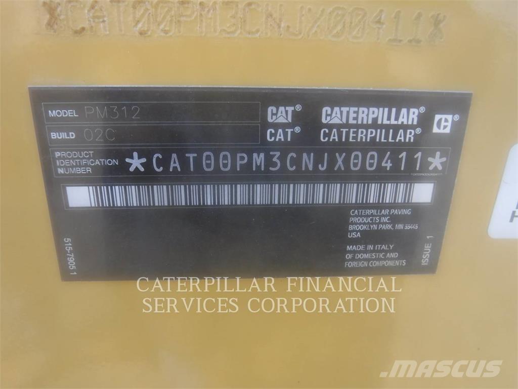 CAT PM312-02 Asfaltne hladne glodalice