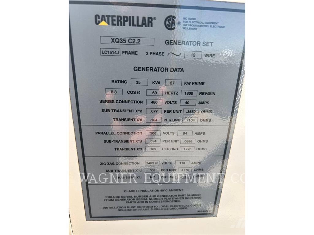 CAT XQ 35 Ostali agregati