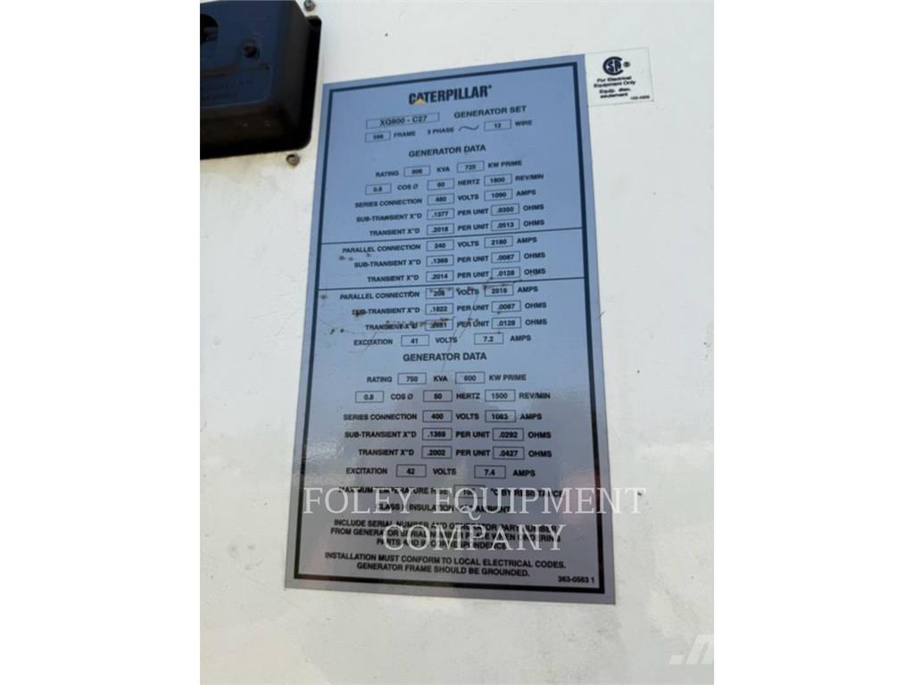 CAT XQ800 Ostali agregati