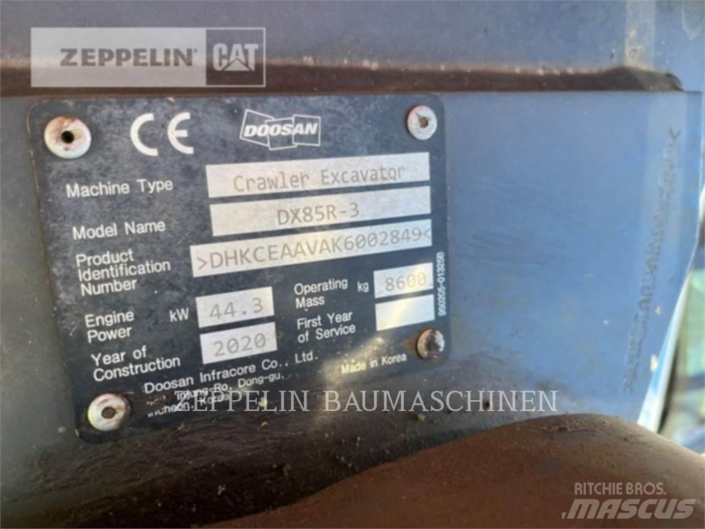 Doosan DX85R-3 Bageri gusjeničari