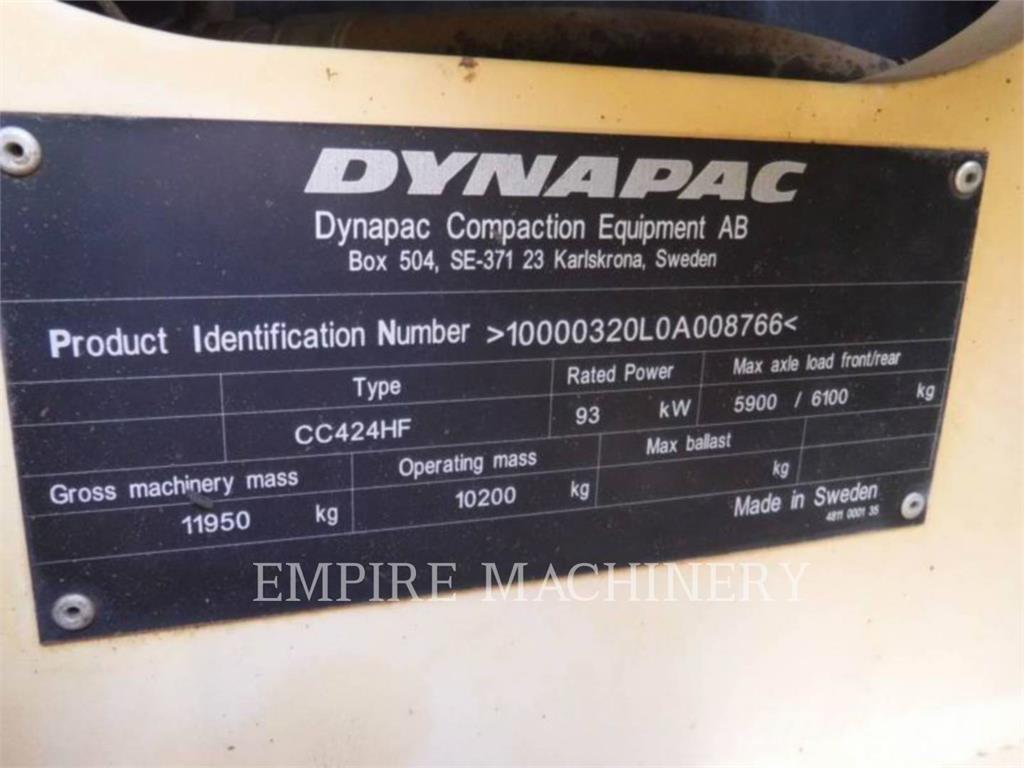 Dynapac CC424HF Valjci sa dvojnim bubnjem