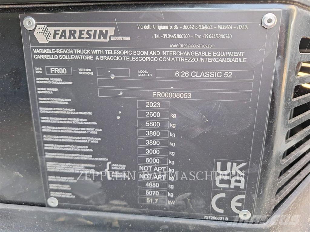 Faresin 6.26 Teleskopski viličari