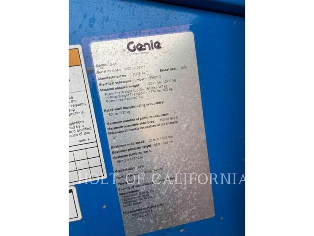 Genie BOOM S65 Zglobne podizne platforme