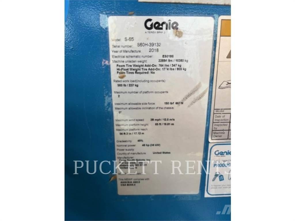 Genie S-65 Zglobne podizne platforme
