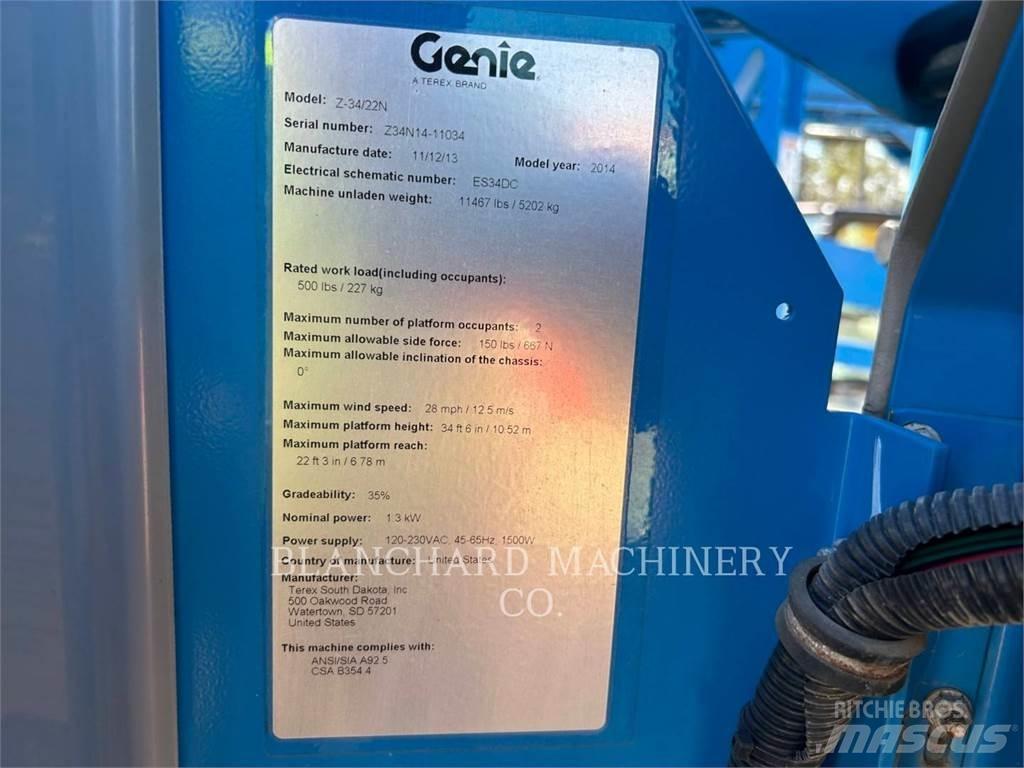 Genie Z34/22 Zglobne podizne platforme