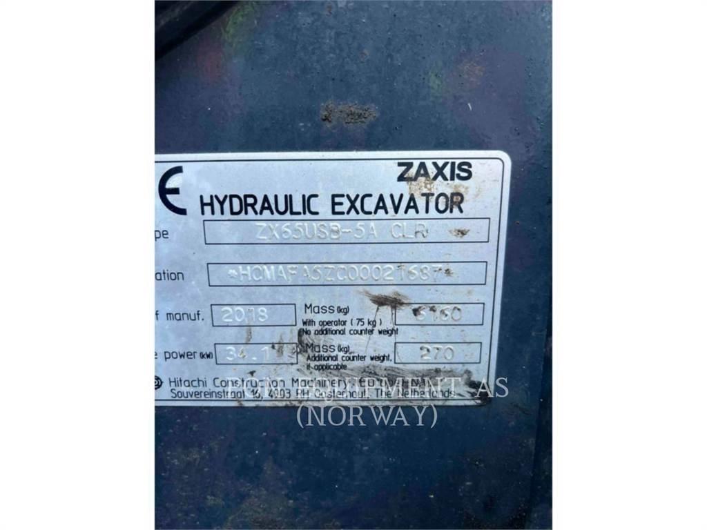 Hitachi ZX65 Bageri gusjeničari
