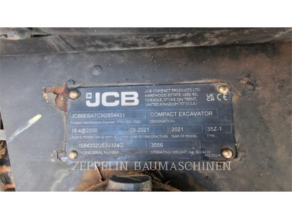 JCB 35Z-I Bageri gusjeničari